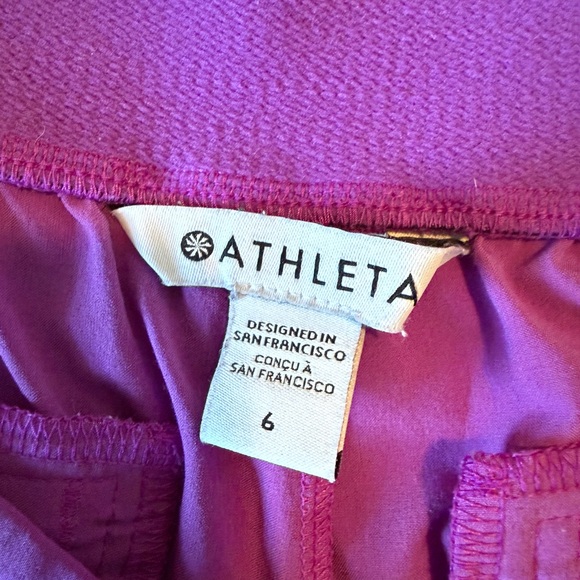 Athleta Brooklyn Heights Vienna Slim Pant Jazzy Purple Size 6 - Picture 11 of 11